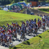STATUTÁRNÍ MĚSTO LIBEREC: Sportovní areal Vesec - cyklistické závody - autor: archiv SAJ