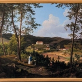 STÁTNÍ ZÁMEK KUNŠTÁT: Pohled na zámek v roce 1839